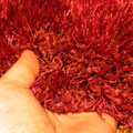 Darwin Plain Shaggy Rug 254 Red Terra