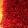 Darwin Plain Shaggy Rug 254 Red Terra