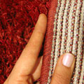 Darwin Plain Shaggy Rug 254 Red Terra