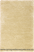 Darwin Plain Shaggy Rug 272 Bone Bone