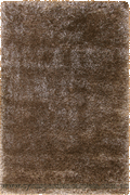 Darwin Plain Shaggy Rug 218 Brown Brown