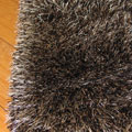 Darwin Plain Shaggy Rug 218 Brown Brown