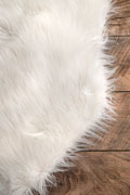 Faux Sheepskin Shaggy Rugs White