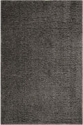 Hudson Plain Shaggy Rugs PC00A D.Grey D.Grey
