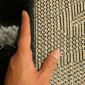 Monte Carlo Shaggy Rug 2460 Black Grey White