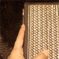 Monte Carlo Abstract Shaggy Rug N3617 Brown
