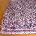 Natura Plain Shaggy Rug 7000 Lilac