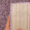 Natura Plain Shaggy Rug 7000 Lilac