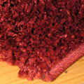 Natura Plain Shaggy Rug 7000 Red