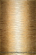 Premium Wavy Shaggy Rug 2432A Brown P. White