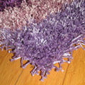 Rio Modern Wavy Shaggy Rug RSWIR PURP