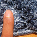 Rocky Plain Wavy Shaggy Rug 2379 Blue