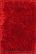 Shell Plain Shaggy Rug 172 Red