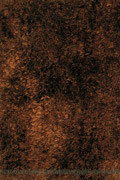 Shell Plain Shaggy Rug 34 Brown