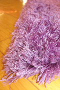 Shell Plain Shaggy Rug 366 Purple