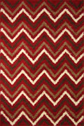 Stella Chevron Shaggy Rug 1128A-BRD-BRD