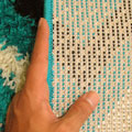 Stella Chevron Shaggy Rug 1128A-TKZ-TKZ