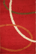 Stella Abstract Shaggy Rug 1133A-BRD-BRD