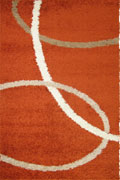 Stella Abstract Shaggy Rug 1133A-TER-TER