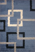 Stella Square Pattern Shaggy Rug 1134A-PMV-PMV