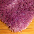 Sun Plain Shaggy Rug 9 Purple
