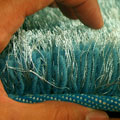 Venice Plain Shaggy Rug Pantone 7459 Blue