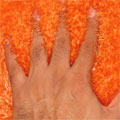 Venice Plain Shaggy Rug 17-1360-TPX Orange