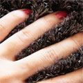 Venice Plain Shaggy Rug Ice 07 Black