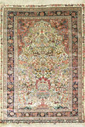 Hereke Prayer Hand Knotted Silk Rug