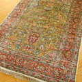 Hereke Prayer Hand Knotted Gold & Silk Rug