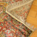 Hereke Prayer Hand Knotted Gold & Silk Rug