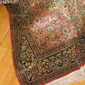 Hereke Medallion Hand Knotted Silk Rug