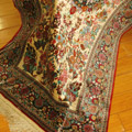 Hereke Hand Knotted Silk Hallway Runner Rug