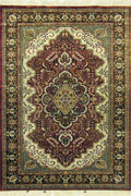 Jammu Medallion Hand Knotted Silky Rug