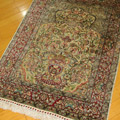 Hereke Prayer Hand Knotted Gold & Silk Rug