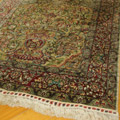 Hereke Prayer Hand Knotted Gold & Silk Rug
