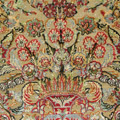 Hereke Prayer Hand Knotted Gold & Silk Rug