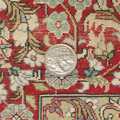 Hereke Prayer Hand Knotted Gold & Silk Rug