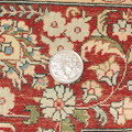 Hereke Prayer Hand Knotted Gold & Silk Rug