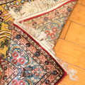 Hereke Prayer Hand Knotted Gold & Silk Rug