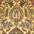 Hereke Prayer Hand Knotted Gold & Silk Rug