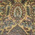 Hereke Prayer Hand Knotted Gold & Silk Rug