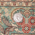 Hereke Prayer Hand Knotted Gold & Silk Rug
