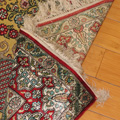 Hereke Prayer Hand Knotted Gold & Silk Rug