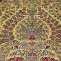 Hereke Prayer Hand Knotted Gold & Silk Rug