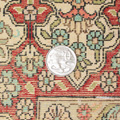 Hereke Prayer Hand Knotted Gold & Silk Rug
