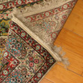 Hereke Prayer Hand Knotted Gold & Silk Rug