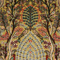 Hereke Prayer Hand Knotted Gold & Silk Rug