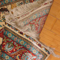 Hereke Pictorial Hand Knotted Silk Rug
