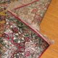 Hereke Prayer Hand Knotted Gold & Silk Rug